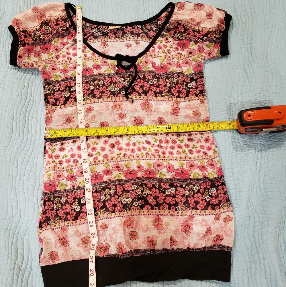 Floral Pink tunic from Argentina